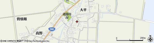 山形県酒田市安田大平204周辺の地図