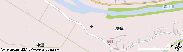 岩手県一関市厳美町夏梨129周辺の地図