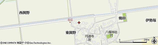 山形県酒田市吉田（洞ノ上）周辺の地図
