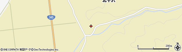 山形県酒田市北平沢（大沢）周辺の地図