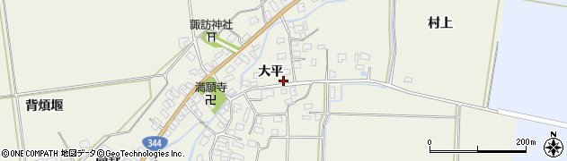 山形県酒田市安田大平49周辺の地図