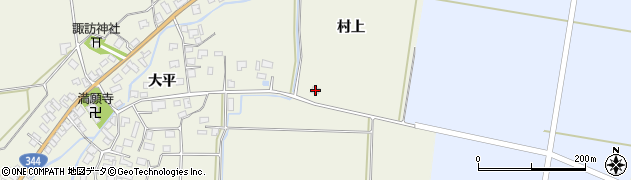 山形県酒田市安田村上1周辺の地図