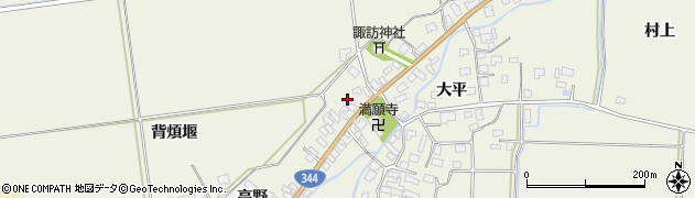 山形県酒田市安田高野9周辺の地図