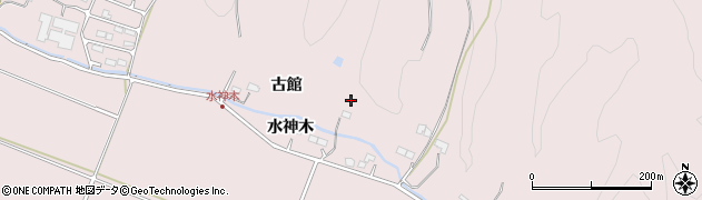 岩手県一関市厳美町古館142周辺の地図