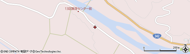 岩手県一関市厳美町中道200周辺の地図