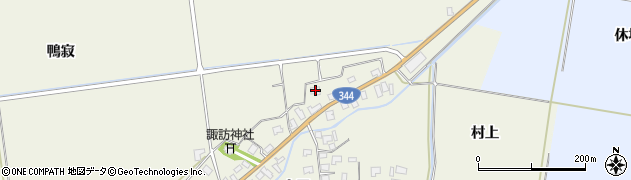 山形県酒田市安田大平216周辺の地図