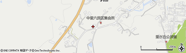 岩手県一関市中里沢田185周辺の地図