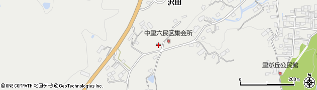岩手県一関市中里沢田185-5周辺の地図