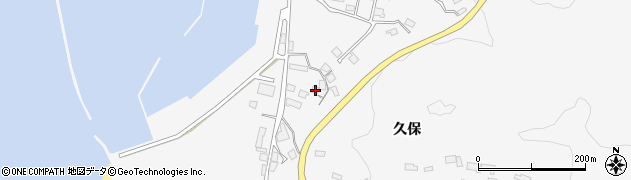 岩手県陸前高田市広田町中沢310周辺の地図