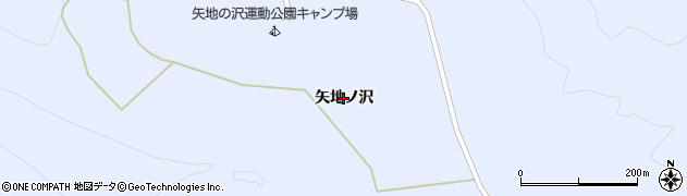 秋田県湯沢市秋ノ宮（矢地ノ沢）周辺の地図