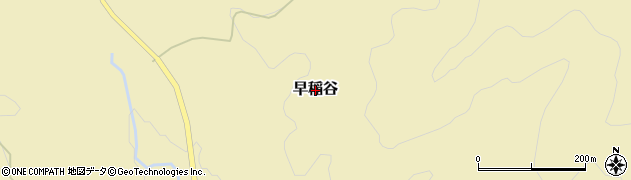 宮城県気仙沼市早稲谷周辺の地図