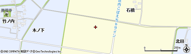 山形県酒田市大島田（大坪）周辺の地図