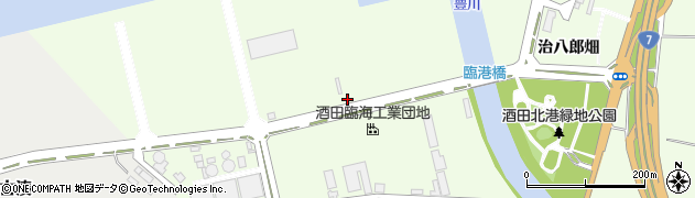 山形県酒田市宮海明治1-30周辺の地図