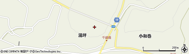 岩手県一関市舞川湯坪44周辺の地図