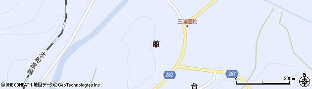 岩手県一関市東山町松川（館）周辺の地図