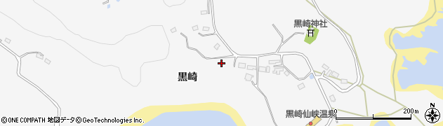岩手県陸前高田市広田町（黒崎）周辺の地図