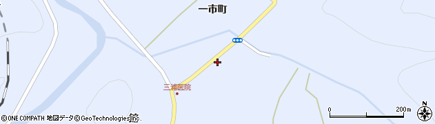 岩手県一関市東山町松川六日町周辺の地図