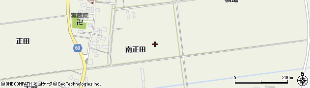 山形県酒田市庭田（南正田）周辺の地図