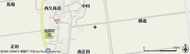 山形県酒田市庭田周辺の地図