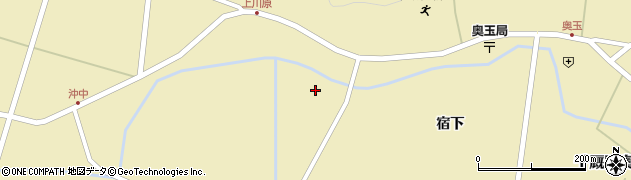 岩手県一関市千厩町奥玉（坂下）周辺の地図