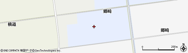 山形県酒田市城輪（郷崎）周辺の地図
