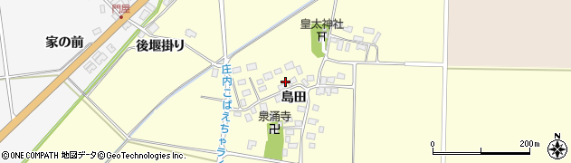 山形県酒田市大島田（島田）周辺の地図