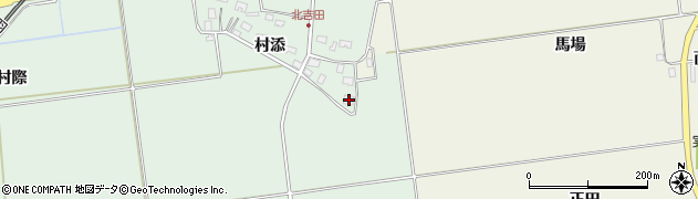 山形県酒田市保岡村添3周辺の地図