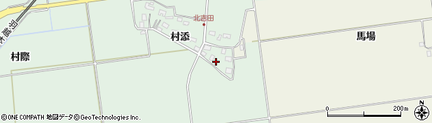 山形県酒田市保岡村添6周辺の地図