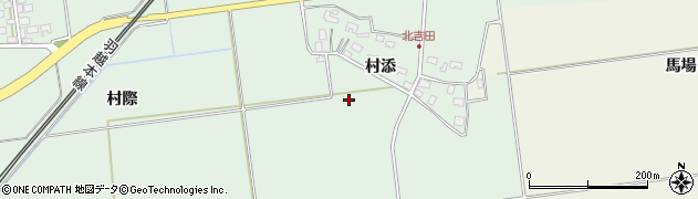 山形県酒田市保岡（村添）周辺の地図