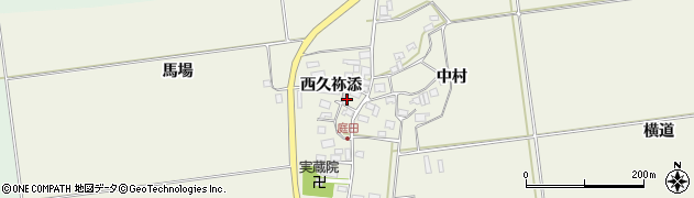 山形県酒田市庭田西久祢添21周辺の地図