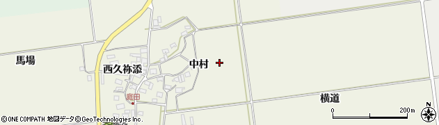 山形県酒田市庭田中村周辺の地図