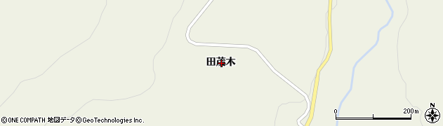 岩手県一関市室根町折壁田茂木周辺の地図