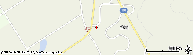 岩手県一関市舞川（谷起田）周辺の地図
