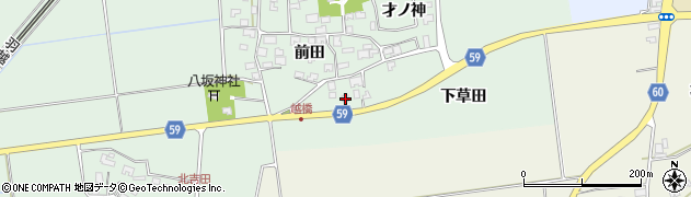 山形県酒田市保岡前田9周辺の地図