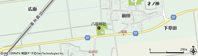 山形県酒田市保岡前田79周辺の地図