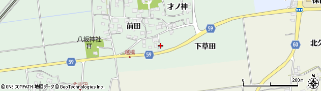 山形県酒田市保岡前田6周辺の地図