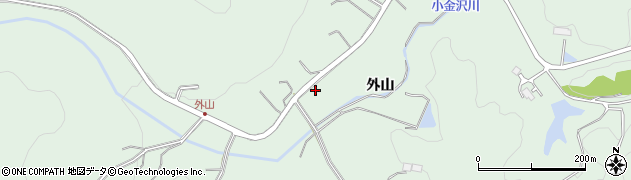 岩手県一関市赤荻外山216周辺の地図