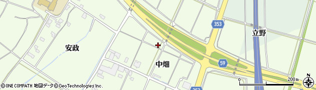 山形県酒田市藤塚（中畑）周辺の地図