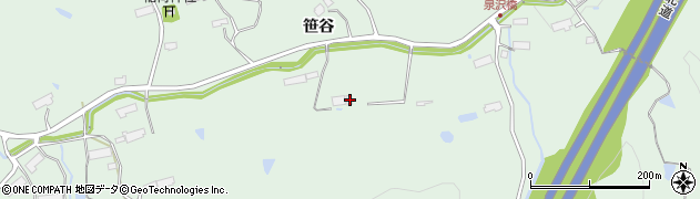 岩手県一関市赤荻笹谷275周辺の地図