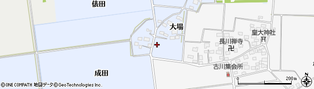 山形県酒田市城輪大場24周辺の地図