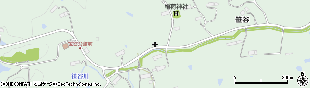 岩手県一関市赤荻笹谷53周辺の地図
