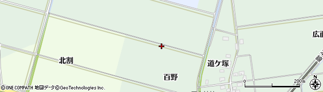 山形県酒田市保岡（百野）周辺の地図