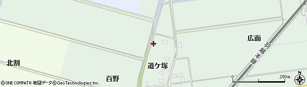 山形県酒田市保岡（道ケ塚）周辺の地図