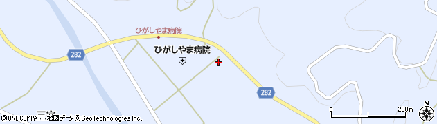 岩手県一関市東山町松川卯入道周辺の地図