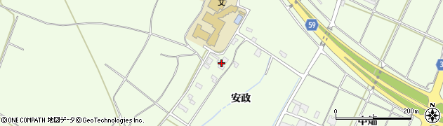 山形県酒田市宮海安政186周辺の地図