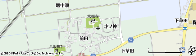 山形県酒田市保岡前田48周辺の地図