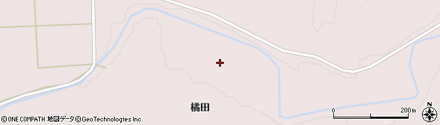 岩手県一関市厳美町（橘田）周辺の地図