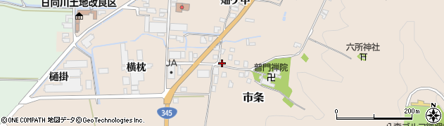 山形県酒田市市条山本35-1周辺の地図