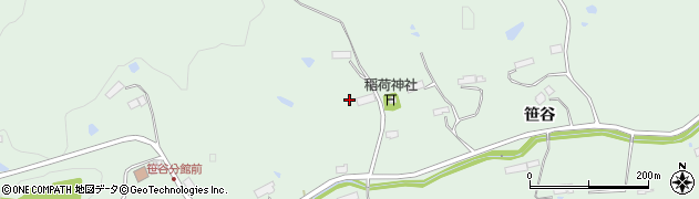 岩手県一関市赤荻笹谷60周辺の地図