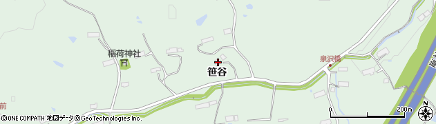 岩手県一関市赤荻笹谷113周辺の地図